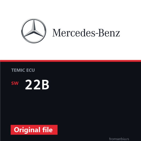Mercedes-Benz Econic 22B original ECU file