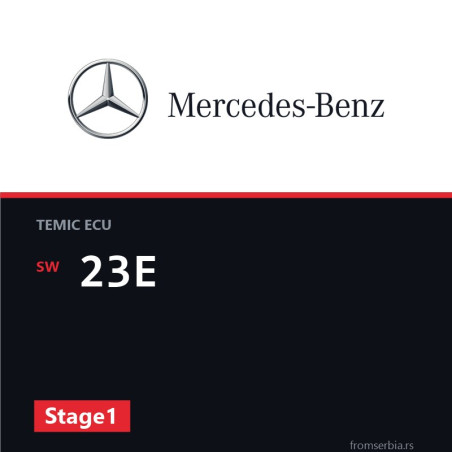 Mercedes-Benz Econic 23E Stage1 tuning file