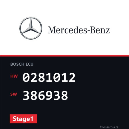 Mercedes-Benz G 320 0281012 386938 Stage1 tuning file