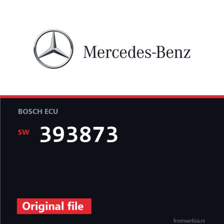 Mercedes-Benz ML320 393873 original ECU file