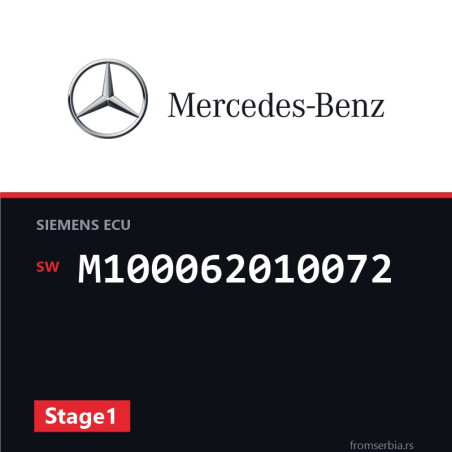Mercedes-Benz SLK M100062010072 Stage1 tuning file