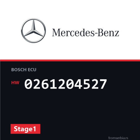 Mercedes-Benz SLK 0261204527 Stage1 tuning file
