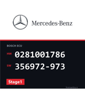 Mercedes-Benz Sprinter 0281001786 356972-973 Stage1 tuning file