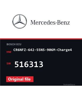 Mercedes-Benz CR6NFZ-642-55N5-906M-Charge4 516313 original ECU file