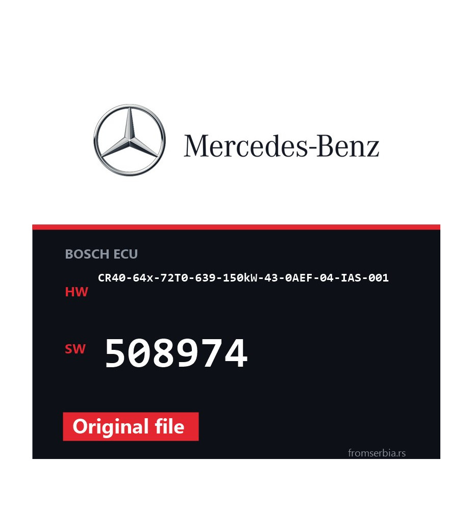 Mercedes-Benz CR40-64x-72T0-639-150kW-43-0AEF-04-IAS-001 508974 origin
