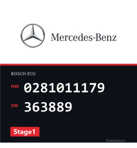 Mercedes-Benz Vito 0281011179 363889 Stage1 tuning file