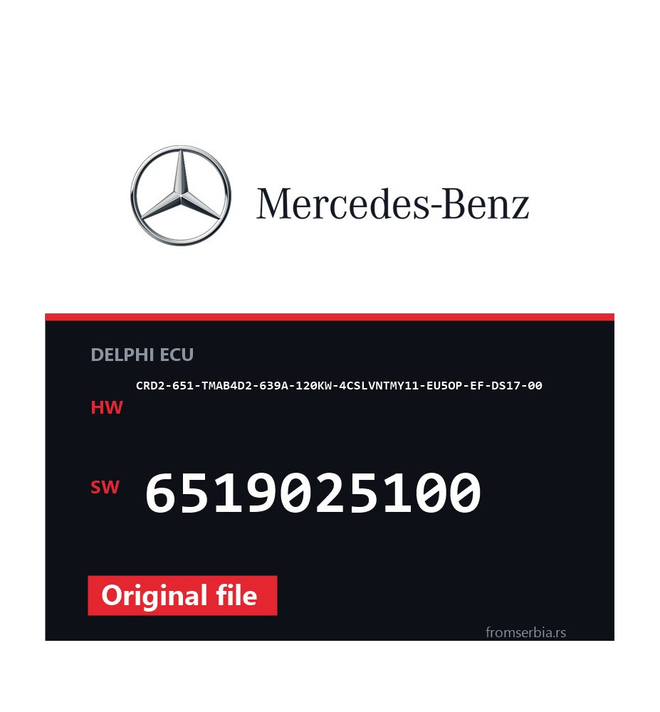Mercedes-Benz CRD2-651-TMAB4D2-639A-120KW-4CSLVNTMY11-EU5OP-EF-DS17-00
