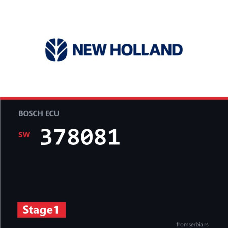 New Holland TM190 378081 Stage1 tuning file