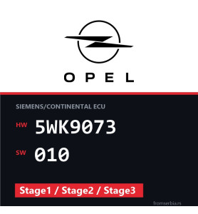 Opel Astra-F 5WK9073 010 Stage1 / Stage2 / Stage3 tuning file