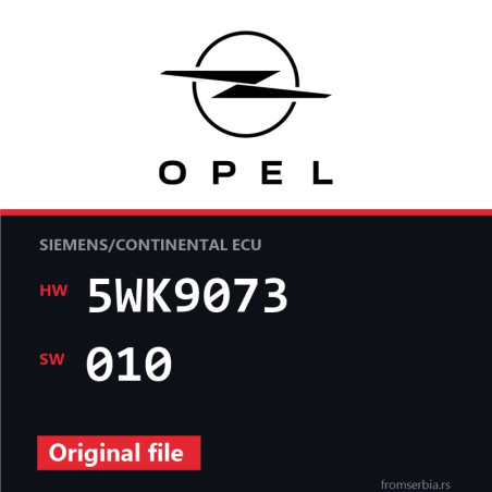 Opel Astra-F 5WK9073 010 original ECU file