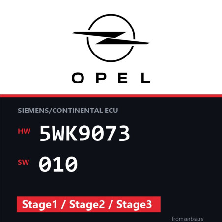 Opel Astra-F 5WK9073 010 Stage1 / Stage2 / Stage3 tuning file
