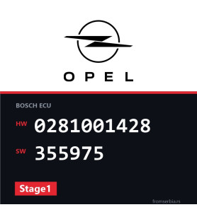 Opel Omega-B 0281001428 355975 Stage1 tuning file