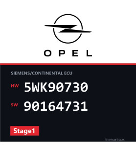 Opel Vectra-B 5WK90730 90164731 Stage1 tuning file