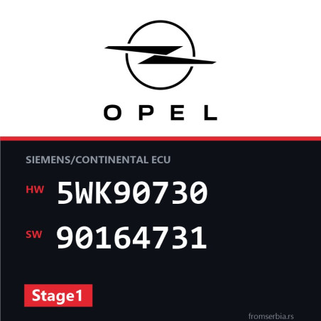 Opel Vectra-B 5WK90730 90164731 Stage1 tuning file