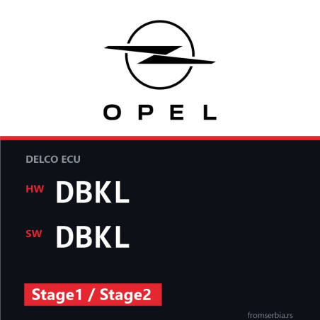 Opel Astra-G DBKL DBKL Stage1 / Stage2 tuning file