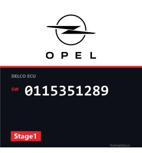 Opel Astra-G 0115351289 Stage1 tuning file