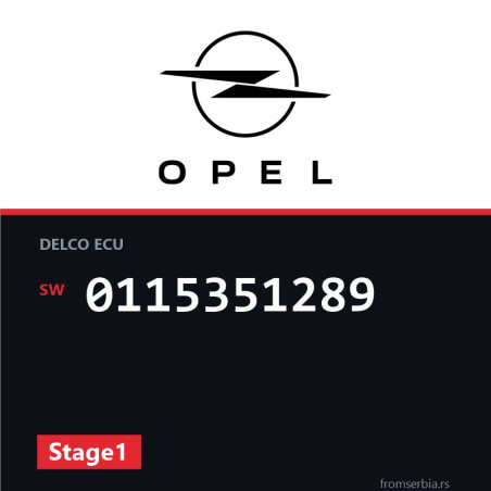 Opel Astra-G 0115351289 Stage1 tuning file