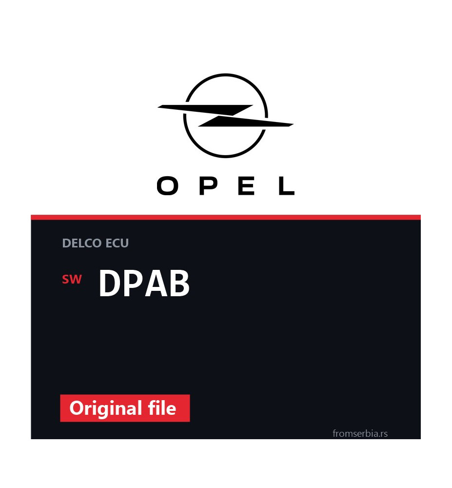 Opel Astra-F DPAB original ECU file