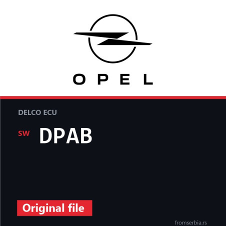Opel Astra-F DPAB original ECU file