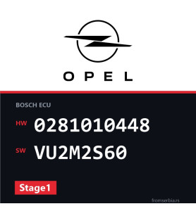 Opel Frontera 0281010448 VU2M2S60 Stage1 tuning file