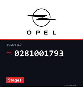 Opel Frontera 0281001793 Stage1 tuning file