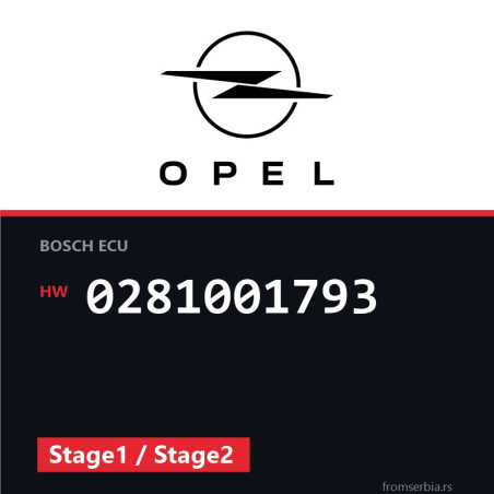 Opel Frontera 0281001793 Stage1 / Stage2 tuning file
