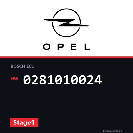 Opel Frontera 0281010024 Stage1 tuning file