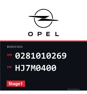 Opel Vectra-B 0281010269 HJ7M0400 Stage1 tuning file