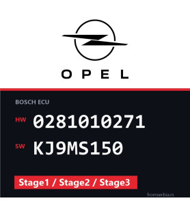 Opel Vectra-B 0281010271 KJ9MS150 Stage1 / Stage2 / Stage3 tuning file