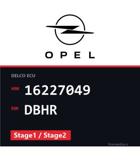 Opel Astra-F 16227049 DBHR Stage1 / Stage2 tuning file