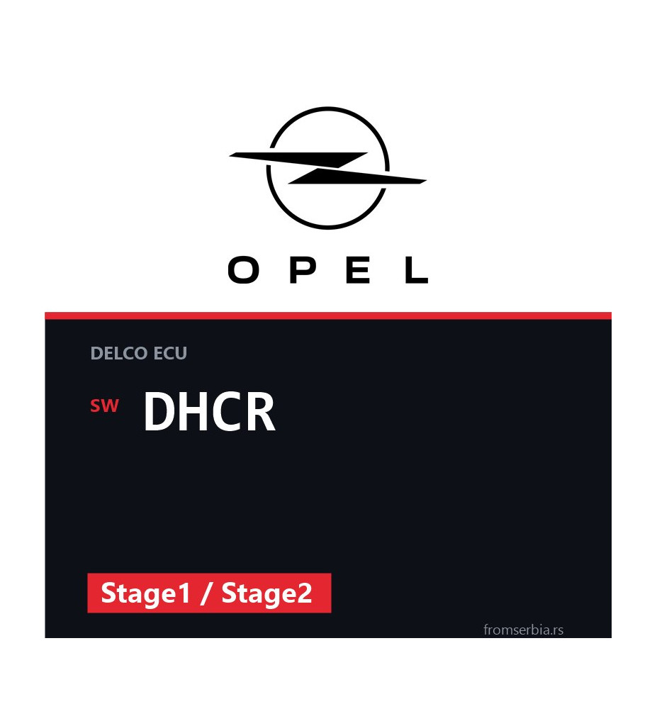 Opel Astra-F DHCR Stage1 / Stage2 tuning file