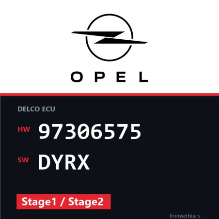 Opel Astra-G 97306575 DYRX Stage1 / Stage2 tuning file