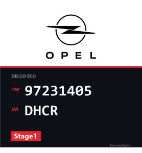 Opel Astra-G 97231405 DHCR Stage1 tuning file