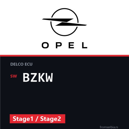 Opel Tigra BZKW Stage1 / Stage2 tuning file