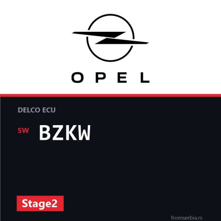 Opel Tigra BZKW Stage2 tuning file