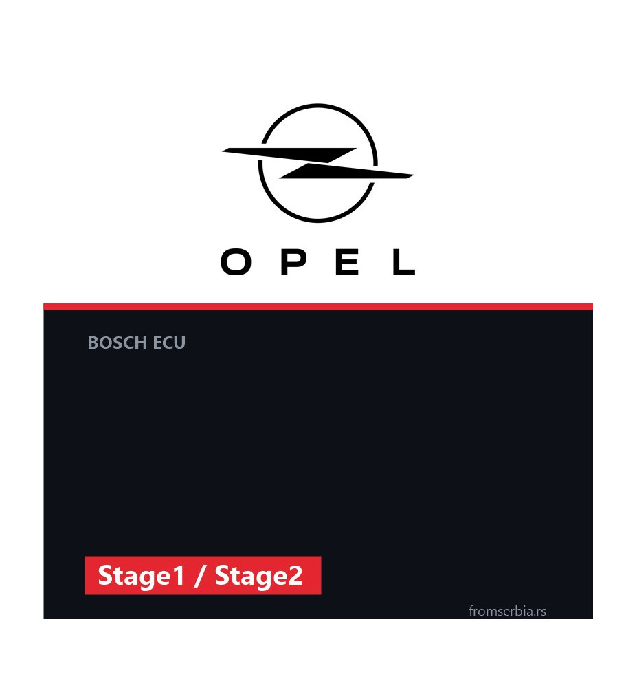 Opel Vectra Stage1 / Stage2 tuning file