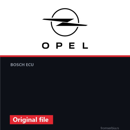 Opel Vectra original ECU file