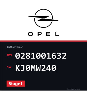Opel Vectra-B 0281001632 KJ0MW240 Stage1 tuning file