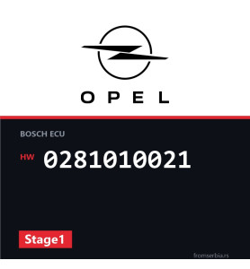 Opel Zafira 0281010021 Stage1 tuning file