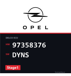 Opel Combo 97358376 DYNS Stage1 tuning file