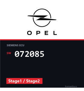 Opel Astra 072085 Stage1 / Stage2 tuning file