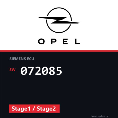 Opel Astra 072085 Stage1 / Stage2 tuning file