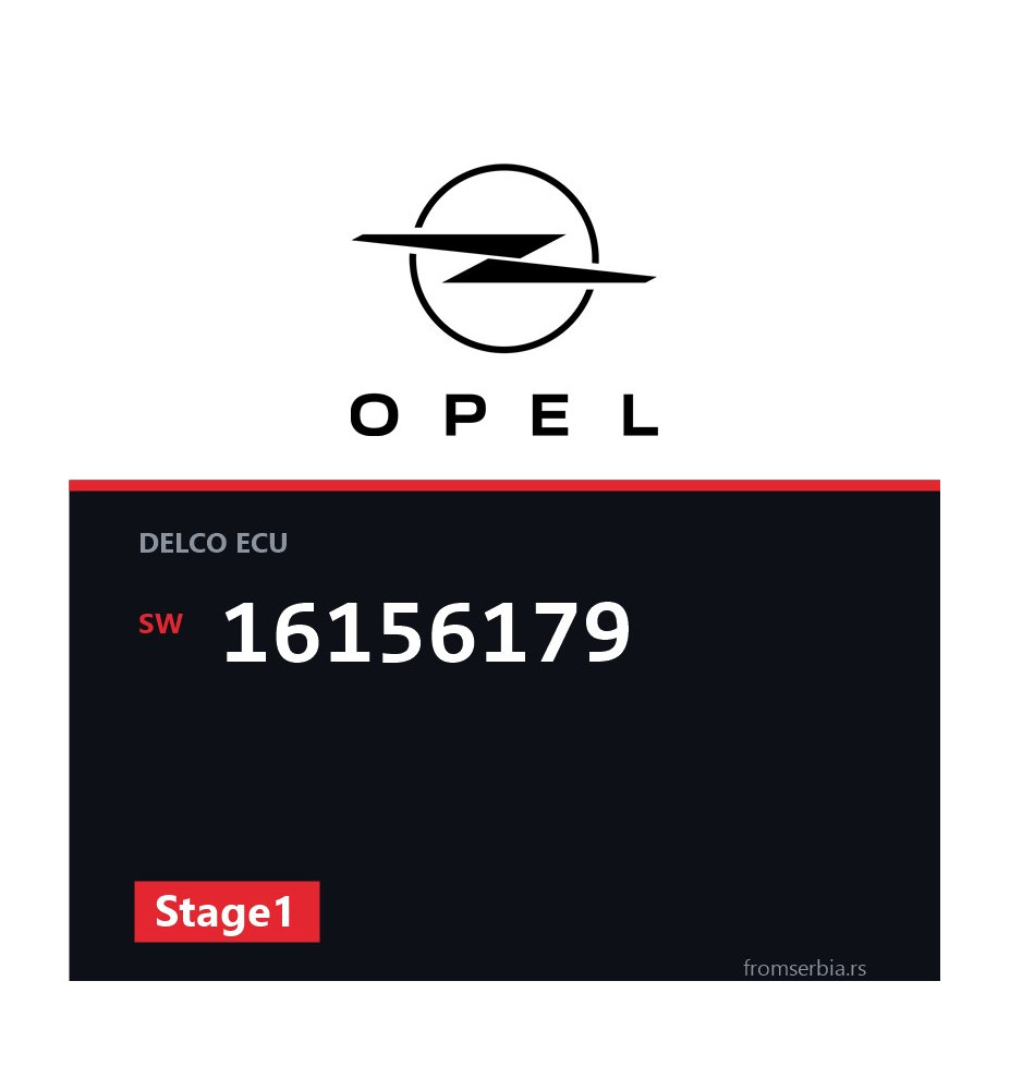 Opel Astra-F 16156179 Stage1 tuning file