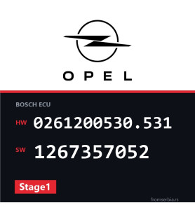 Opel Astra-F 0261200530.531 1267357052 Stage1 tuning file