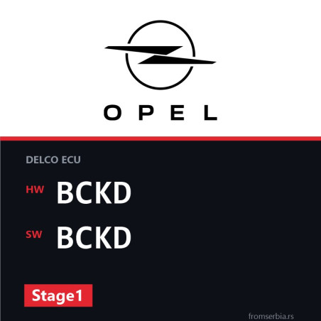 Opel Astra-G BCKD BCKD Stage1 tuning file