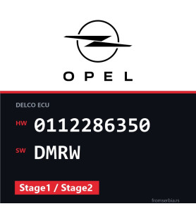 Opel Astra-G 0112286350 DMRW Stage1 / Stage2 tuning file