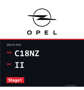 Opel Astra-G C18NZ II Stage1 tuning file