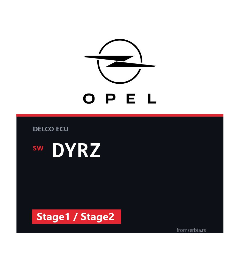 Opel Combo DYRZ Stage1 / Stage2 tuning file