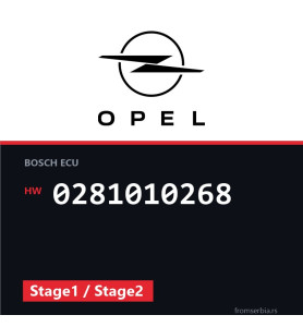 Opel Frontera 0281010268 Stage1 / Stage2 tuning file