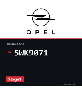 Opel Omega-B 5WK9071 Stage1 tuning file